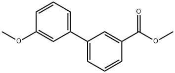 METHYL 3'-METHOXY[1,1'-BIPHENYL]-3-CARBOXYLATE Struktur