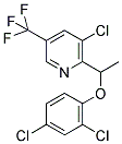 1-[3-CHLORO-5-(TRIFLUOROMETHYL)-2-PYRIDINYL]ETHYL 2,4-DICHLOROPHENYL ETHER Struktur