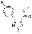 ETHYL-3-(4-FLUOROPHENYL)PYRAZOLE-4-CARBOXYLATE Struktur