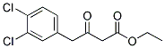 4-(3,4-DICHLORO-PHENYL)-3-OXO-BUTYRIC ACID ETHYL ESTER Struktur