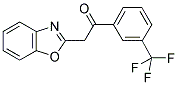 2-(1,3-BENZOXAZOL-2-YL)-1-[3-(TRIFLUOROMETHYL)PHENYL]ETHANONE Struktur