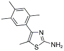 5-METHYL-4-(2,4,5-TRIMETHYLPHENYL)-1,3-THIAZOL-2-AMINE Struktur