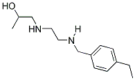 1-((2-((4-ETHYLBENZYL)AMINO)ETHYL)AMINO)PROPAN-2-OL Struktur