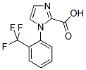 1-(2-TRIFLUOROMETHYLPHENYL)-1H-IMIDAZOLE-2-CARBOXYLIC ACID Struktur