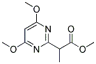 METHYL (4,6-DIMETHOXYPYRIMIDIN-2-YL)PROPANOATE Struktur