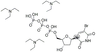 5-BROMO-2'-DEOXYURIDINE 5'-TRIPHOSPHATE TRI(TRIETHYLAMMONIUM) SALT Struktur