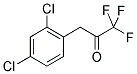 3-(2,4-DICHLOROPHENYL)-1,1,1-TRIFLUOROPROPAN-2-ONE Struktur