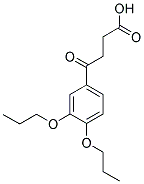 4-(3,4-DIPROPOXY-PHENYL)-4-OXO-BUTYRIC ACID Struktur