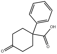 4-OXO-1-PHENYLCYCLOHEXANECARBOXYLIC ACID Struktur