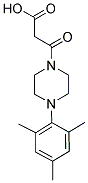 3-(4-MESITYLPIPERAZIN-1-YL)-3-OXOPROPANOIC ACID Struktur