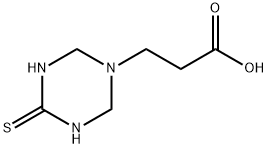 3-(4-THIOXO-[1,3,5]TRIAZINAN-1-YL)-PROPIONIC ACID Struktur