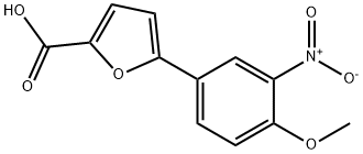 5-(4-METHOXY-3-NITRO-PHENYL)-FURAN-2-CARBOXYLIC ACID Struktur