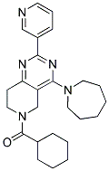 (4-AZEPAN-1-YL-2-PYRIDIN-3-YL-7,8-DIHYDRO-5H-PYRIDO[4,3-D]PYRIMIDIN-6-YL)-CYCLOHEXYL-METHANONE Struktur