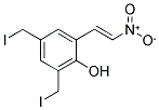 2-HYDROXY-3,5-DIIODOMETHYLNITROSTYRENE Struktur