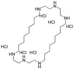 1,4,7,17,20,23-HEXAAZA-CYCLODOTRIACONTANE HYDROCHLORIDE Struktur