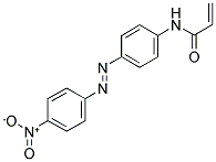 DISPERSE ORANGE 3 ACRYLAMIDE Struktur