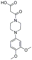 3-[4-(3,4-DIMETHOXYPHENYL)PIPERAZIN-1-YL]-3-OXOPROPANOIC ACID Struktur