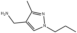 (3-METHYL-1-PROPYL-1H-PYRAZOL-4-YL)-METHYLAMINE Struktur