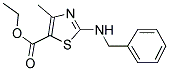 ETHYL 2-(BENZYLAMINO)-4-METHYL-1,3-THIAZOLE-5-CARBOXYLATE Struktur