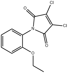 3,4-DICHLORO-1-(2-ETHOXY-PHENYL)-PYRROLE-2,5-DIONE Struktur