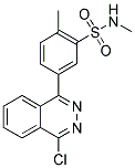 5-(4-CHLORO-PHTHALAZIN-1-YL)-2,N-DIMETHYL-BENZENESULFONAMIDE Struktur