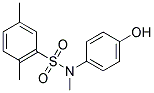 N-(4-HYDROXY-PHENYL)-2,5,N-TRIMETHYL-BENZENESULFONAMIDE Struktur