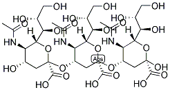 N-ACETYLNEURAMINIC ACID TRIMER Struktur