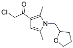 2-CHLORO-1-[2,5-DIMETHYL-1-(TETRAHYDROFURAN-2-YLMETHYL)-1H-PYRROL-3-YL]ETHANONE Struktur