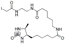 DESTHIOBIOTIN-X C2-IODOACETAMIDE Struktur