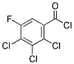 2,3,4-TRICHLORO-5-FLUOROBENZOYL CHLORIDE Struktur