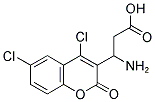 3-AMINO-3-(4,6-DICHLORO-2-OXO-2H-CHROMEN-3-YL)-PROPIONIC ACID Struktur