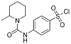 4-[(2-METHYL-PIPERIDINE-1-CARBONYL)-AMINO]-BENZENESULFONYL CHLORIDE Struktur