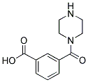 3-(PIPERAZINE-1-CARBONYL)-BENZOIC ACID Struktur