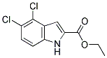 4,5-DICHLORO-1H-INDOLE-2-CARBOXYLIC ACID ETHYL ESTER Struktur