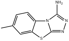 7-METHYL[1,2,4]TRIAZOLO[3,4-B][1,3]BENZOTHIAZOL-3-AMINE, 105873-33-4, 結(jié)構(gòu)式