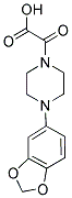 [4-(1,3-BENZODIOXOL-5-YL)PIPERAZIN-1-YL](OXO)ACETIC ACID Struktur