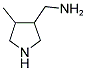 C-(4-METHYL-PYRROLIDIN-3-YL)-METHYLAMINE Struktur