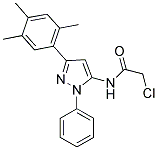 2-CHLORO-N-[2-PHENYL-5-(2,4,5-TRIMETHYL-PHENYL)-2H-PYRAZOL-3-YL]-ACETAMIDE Struktur