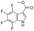 4,5,6,7-TETRAFLUORO-1H-INDOLE-3-CARBOXYLIC ACID METHYL ESTER Struktur