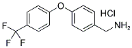 4-[4-(TRIFLUOROMETHYL)PHENOXY]BENZYLAMINE HYDROCHLORIDE Struktur