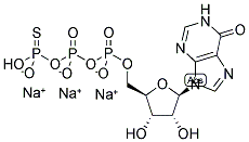 INOSINE-5'-(GAMMA-THIO)-TRIPHOSPHATE, SODIUM SALT Struktur