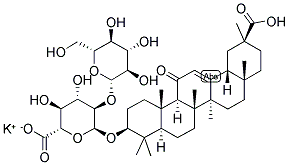 MONOPOTASSIUM GLYCYRRHIZINATE Struktur