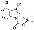 3-BROMO-4-CHLOROINDOLE-1-CARBOXYLIC ACID TERT-BUTYL ESTER Struktur