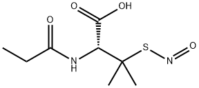 S-NITROSO-N-PROPIONYL-D,L-PENICILLAMINE Struktur