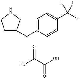 3-[4-(TRIFLUOROMETHYL)BENZYL]PYRROLIDINE OXALATE Struktur