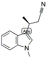 (3S)-(-)-3-(1-METHYL-1H-INDOL-3-YL)BUTANENITRILE Struktur