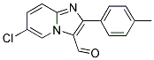 6-CHLORO-2-P-TOLYL-IMIDAZO[1,2-A]PYRIDINE-3-CARBALDEHYDE Struktur