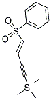 TRIMETHYL(4-(PHENYLSULFONYL)BUT-3-EN-1-YNYL)SILANE Struktur