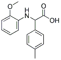 (2-METHOXY-PHENYLAMINO)-P-TOLYL-ACETIC ACID Struktur