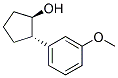 TRANS-2-(3-METHOXYPHENYL)CYCLOPENTANOL Struktur